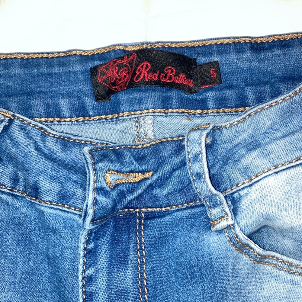 Red bottom jeans - Picture 3 of 3